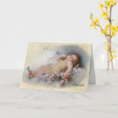 Süße Träume, glücklich zum Geburtstag Karte (Gelbe Blume)