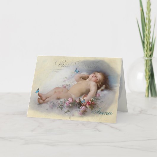 Süße Träume, glücklich zum Geburtstag Karte (Vorderseite)