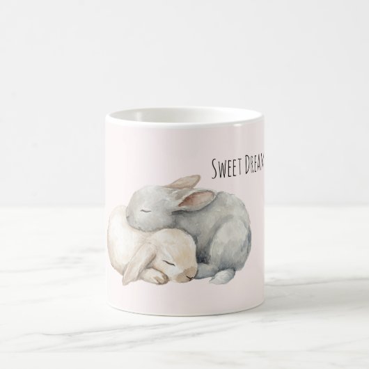 Süße Träume Häschen Kaffeetasse (Mittel)