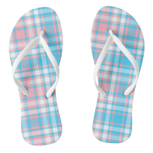 Süße Träume Karo Flip Flops Badesandalen