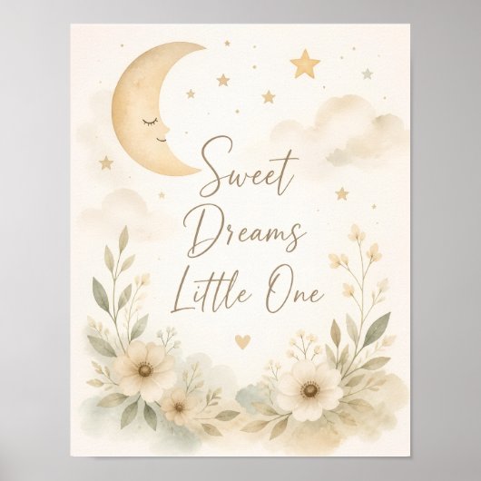 Süße Träume Kleines Kinderzimmerposter Poster (Vorne)