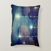 Süße Träume Nachthimmel hängend Stern rustikal bla Dekokissen (Rückseite(Vertikal))