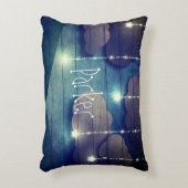 Süße Träume Nachthimmel hängend Stern rustikal bla Dekokissen (Vorderseite(Vertikal))