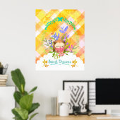 Süße Träume Owl. Poster (Heimbüro)