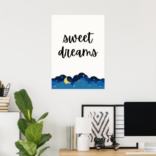 Süße Träume Poster (Heimbüro)