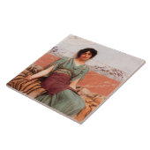 Süße Träume (schöne römische Frau auf der Tigerhau Fliese (Seite)