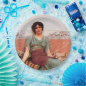 Süße Träume (schöne römische Frau auf der Tigerhau Pappteller (Party)