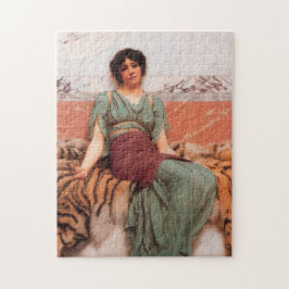 Süße Träume (schöne römische Frau auf der Tigerhau Puzzle