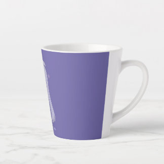 Süße traurige Mädchen-Handzeichnung-Illustration – Milchtasse