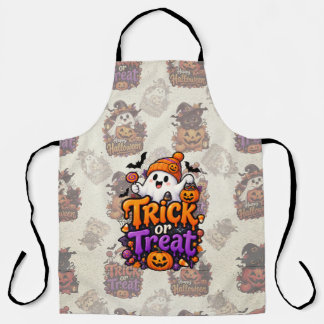 Süße Trick-or-Treat-Geister-Halloween-Schürze Schürze