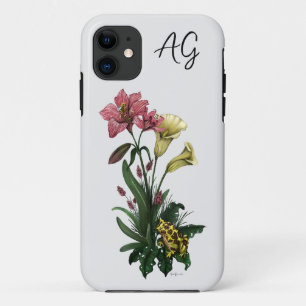 Süße tropische Frosch- und Lilien-Botanik-Blumenku Case-Mate iPhone Hülle