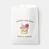 Süße tropische Fruchtsmoothies Fruchküche shop Geschenktütchen (Vorderseite)