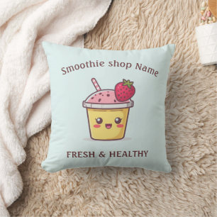 Süße tropische Fruchtsmoothies Fruchküche shop Kissen
