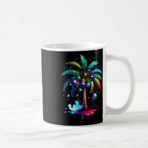 Süße tropische Weihnachtsferien Palme Weihnachten Kaffeetasse