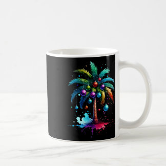 Süße tropische Weihnachtsferien Palme Weihnachten Kaffeetasse