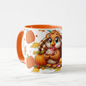 Süße Truthahn-Tasse 10 Tasse (Vorderseite Links)