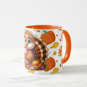 Süße Truthahn-Tasse 10 Tasse (VorderseiteRechts)