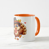 süße Truthahn-Tasse #1 Tasse (VorderseiteRechts)