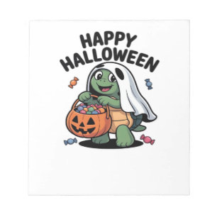 Süße Turtle Ghost Kostüm � Ansprechendes Halloween Notizblock