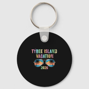 Süße Tybee-Insel-Ferien 2026-Trip-Schwimmen Urlaub Schlüsselanhänger