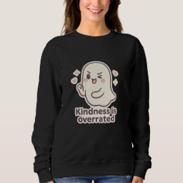 Süße Typografie Halloween-Design  Sweatshirt