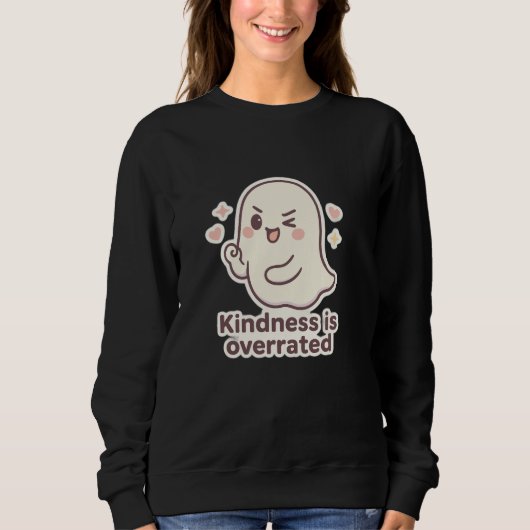 Süße Typografie Halloween-Design  Sweatshirt (Vorderseite)