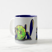 süße Überraschung Zweifarbige Tasse (Vorderseite Links)