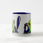 süße Überraschung Zweifarbige Tasse (Mittel)