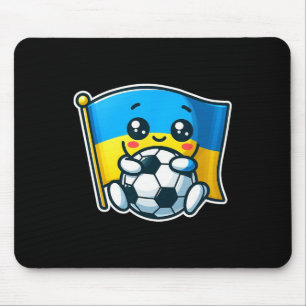 Süße ukrainische Bynner-Fan Ukraine-Flagge Niedlic Mousepad