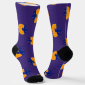 Süße und coole Charakter-Sockendesigns Socken (Gewinkelt)