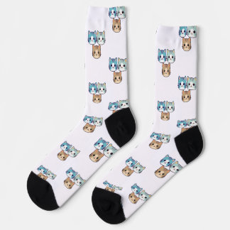 Süße und coole Charakter-Sockendesigns Socken