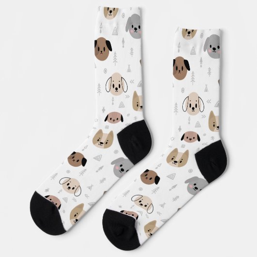 Süße und coole Charakter-Sockendesigns Socken (Linkes Detail)