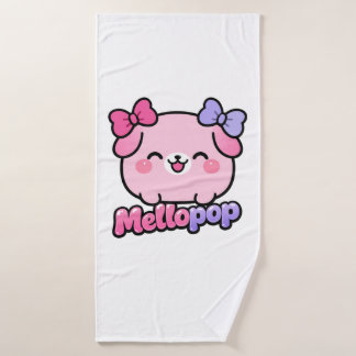 Süße und flauschige Kawaii-Waren für Mädchen Badhandtuch Set