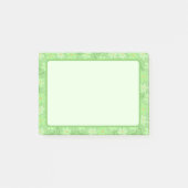 Süße und florale grüne Petal-Post-it-Notes Post-it Klebezettel (Vorderseite)