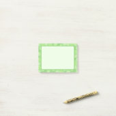 Süße und florale grüne Petal-Post-it-Notes Post-it Klebezettel (Auf Schreibtisch)