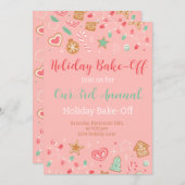 Süße und fröhliche Feiertags-Einladung Einladung (Vorne/Hinten)