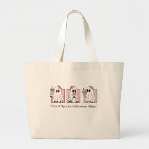 Süße und gruselige Halloween-Jumbo-Tasche – Kawaii Jumbo Stoffbeutel