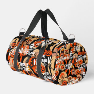 Süße und gruselige Halloween-Spooky-Vibes Duffle Bag