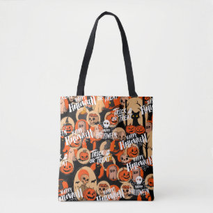 Süße und gruselige Halloween-Spooky-Vibes Tasche