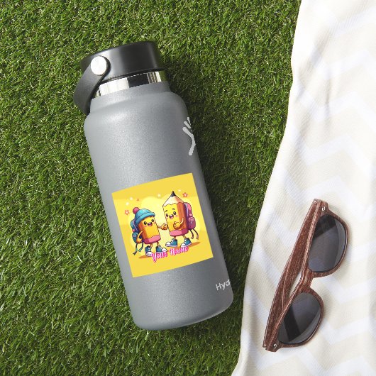 Süße und individuelle Schulsachen-Kollektion Aufkleber (HydroFlask Insitu)