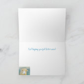 Süße und liebevolle Schafe werden gut Karte (Innenseite)