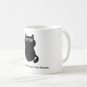 Süße und lustige Katze Kaffeetasse (VorderseiteRechts)