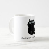 Süße und lustige Katze Kaffeetasse (Vorderseite Links)