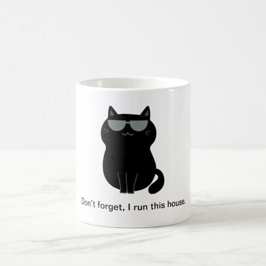 Süße und lustige Katze Kaffeetasse (Mittel)