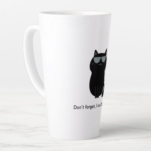 Süße und lustige Katze Milchtasse (Linke Ecke)