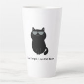 Süße und lustige Katze Milchtasse (Vorderseite)