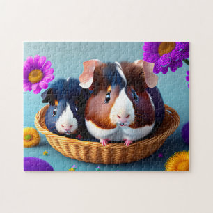 Süße und lustige Meerschweinchen Puzzle