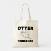 Süße und lustige Otter-Tragetasche Tragetasche (Rückseite)
