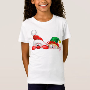 Süße und lustige Weihnachtsmann- und Elf-Figuren s T-Shirt
