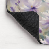 Süße und romantische lila Blumen Mousepad (Ecke)